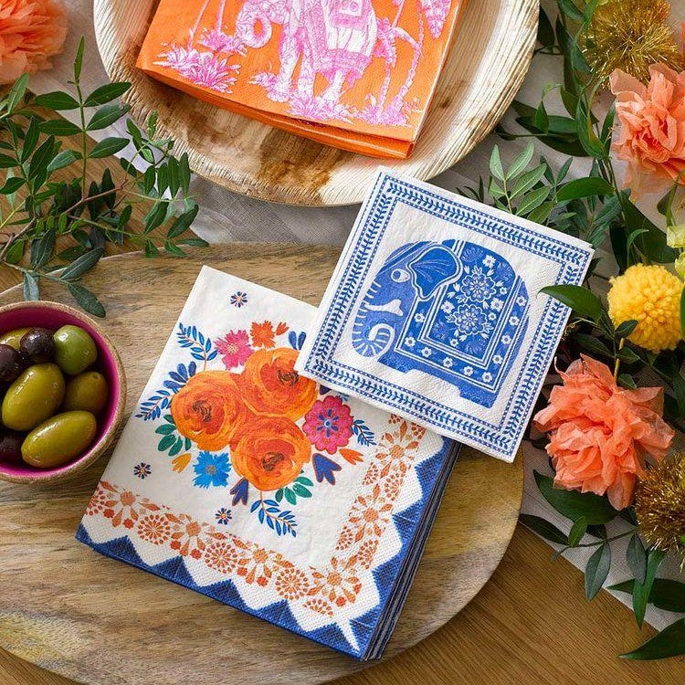 Talking Tables Servetter Boho Spice Blommönster